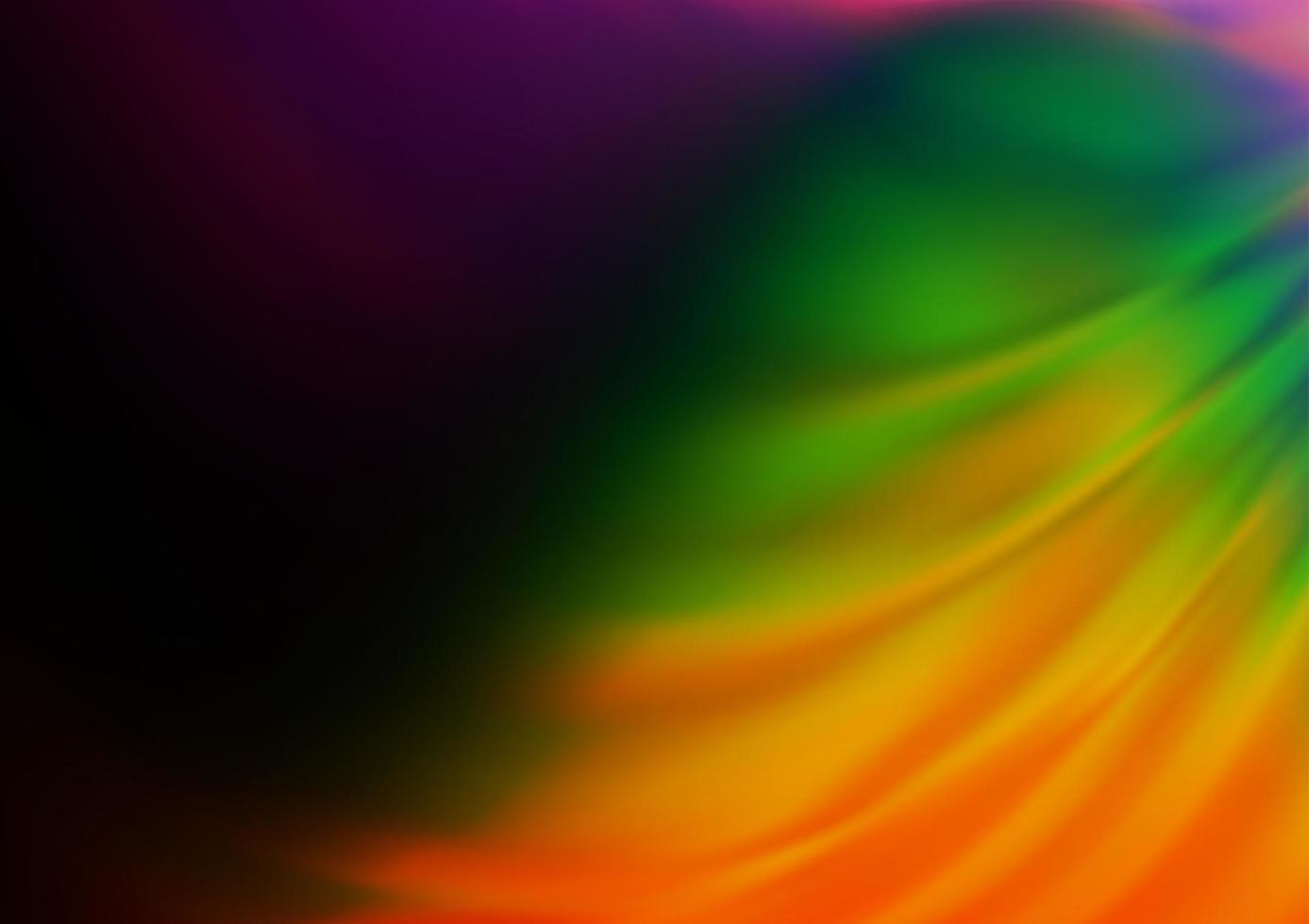 Dark Multicolor, Rainbow vector blurred shine abstract background.