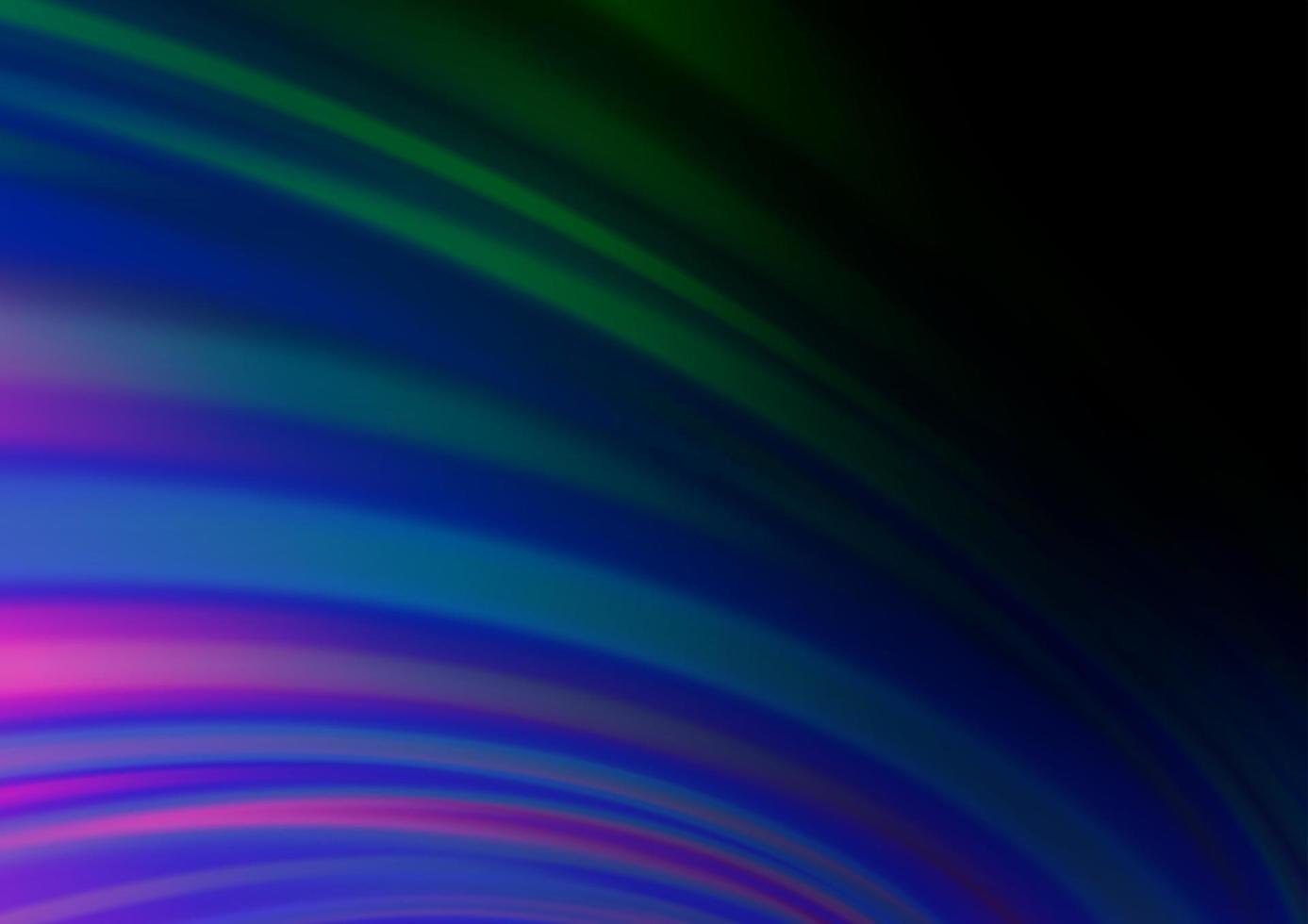 Fondo de vector de arco iris multicolor oscuro con formas de lava.