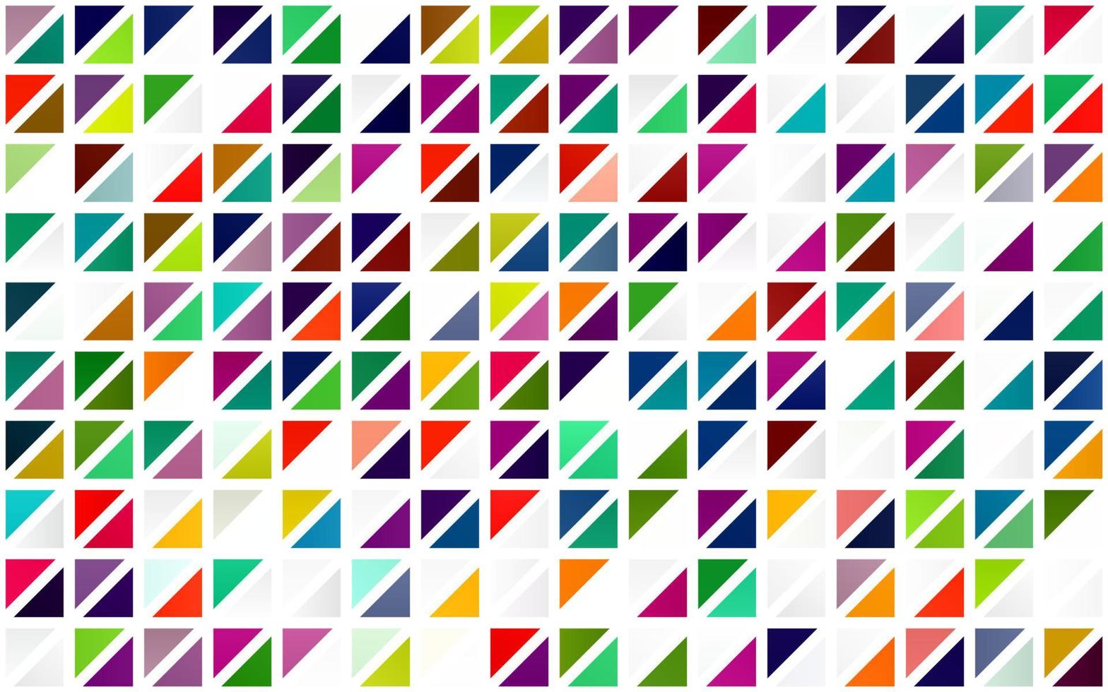 luz multicolor, textura transparente de vector de arco iris en estilo triangular.