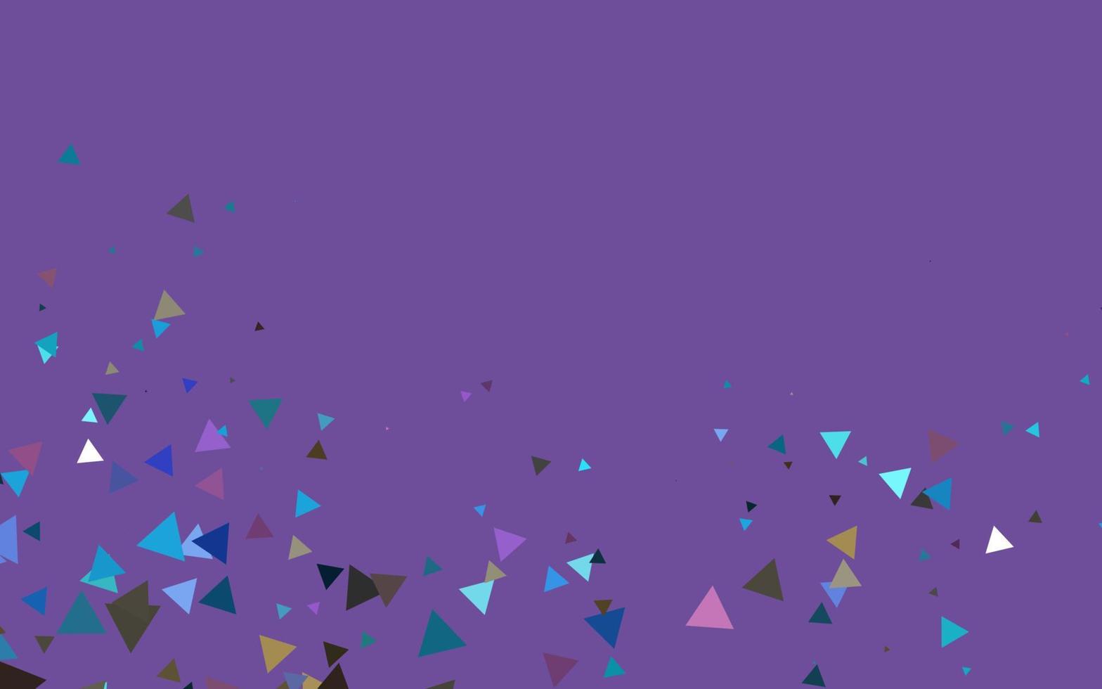 Light Multicolor, Rainbow vector texture in triangular style.