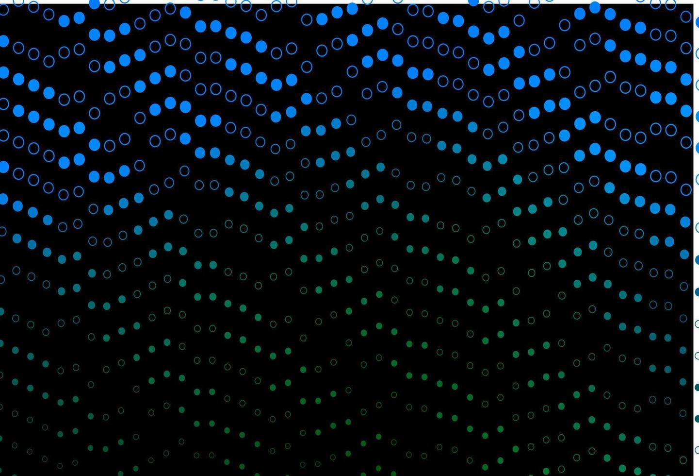 textura de vector azul oscuro, verde con discos.