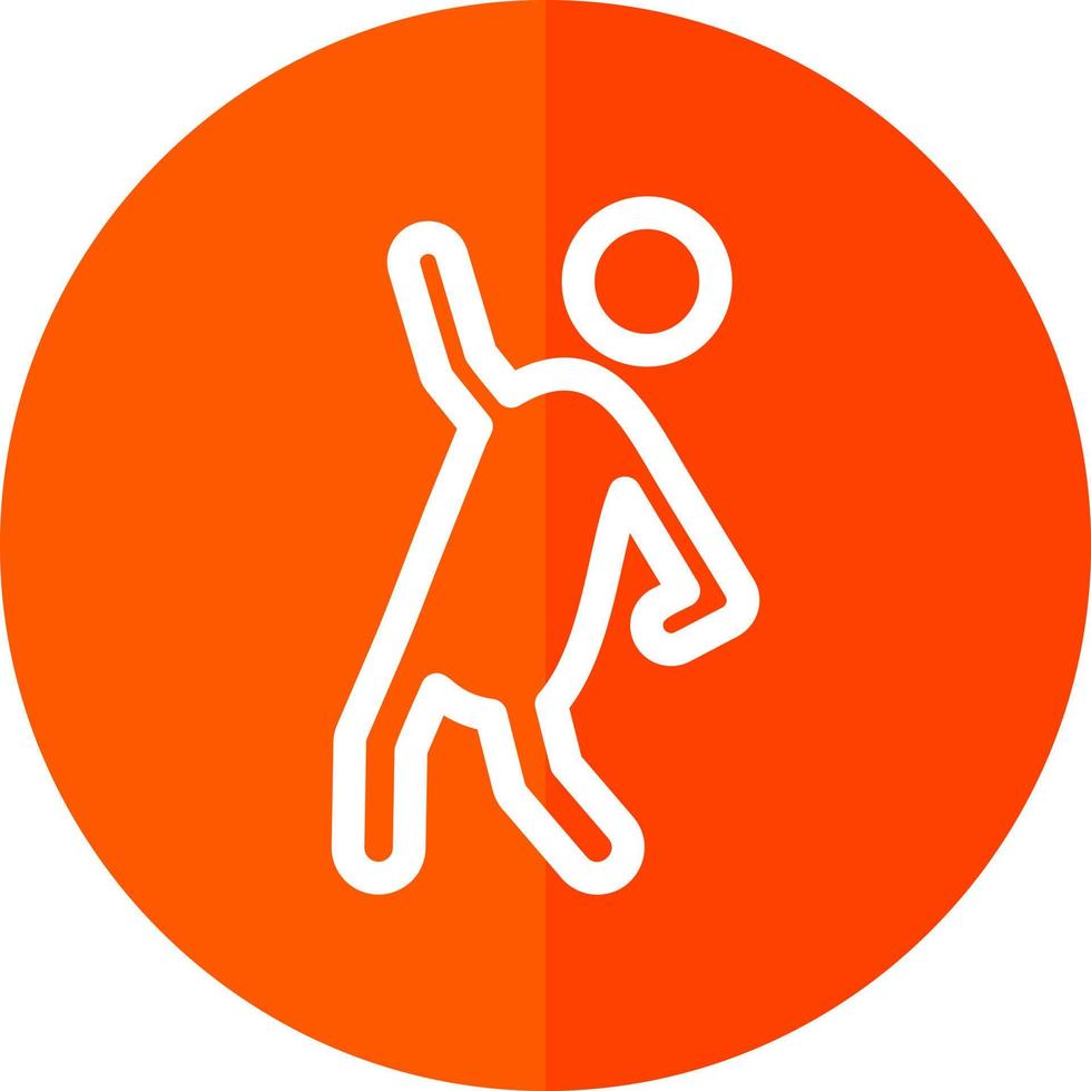 Stretching Vector Icon Design