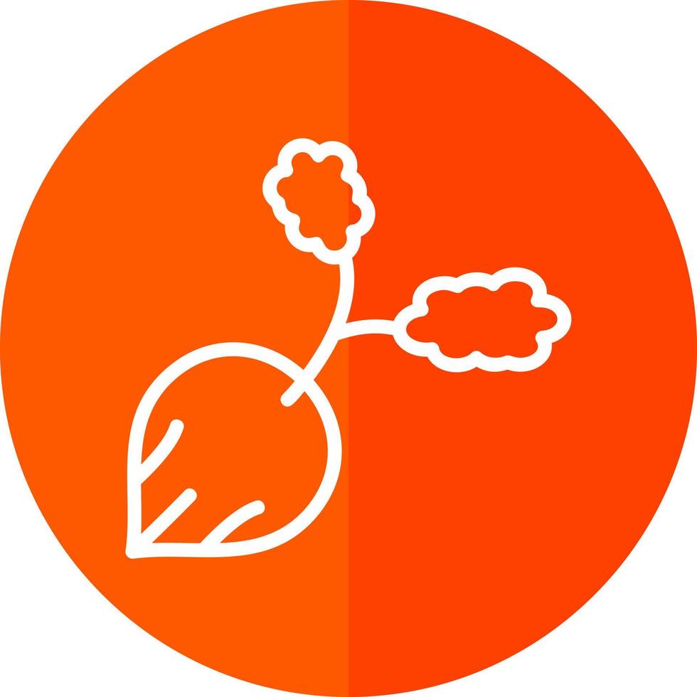 Radish Vector Icon Design