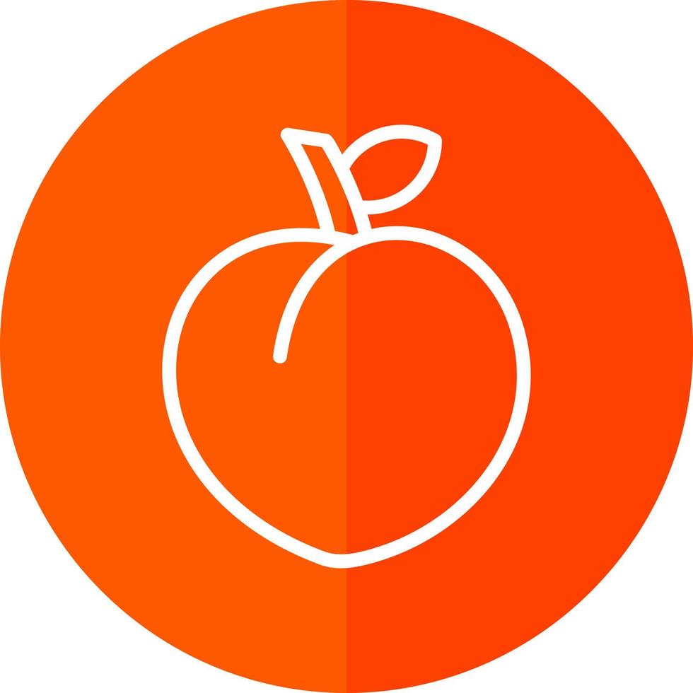 Peach Vector Icon Design