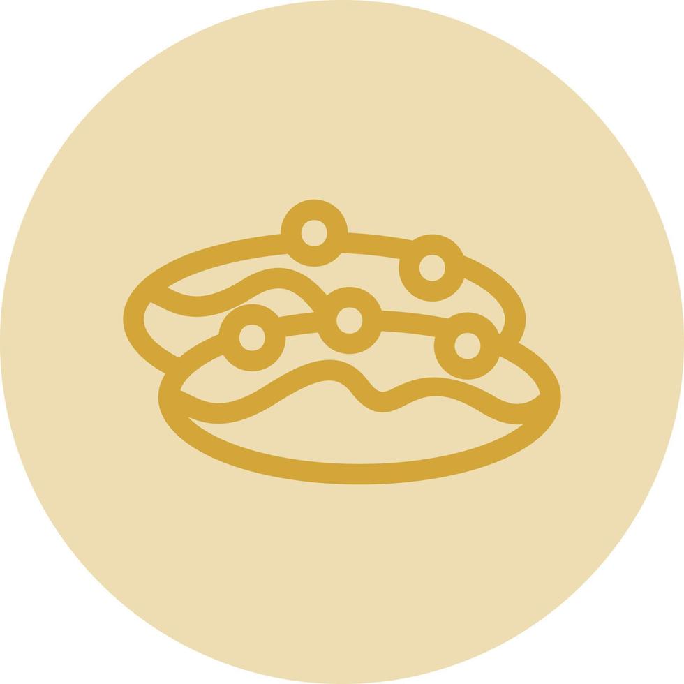 Eclair Vector Icon Design