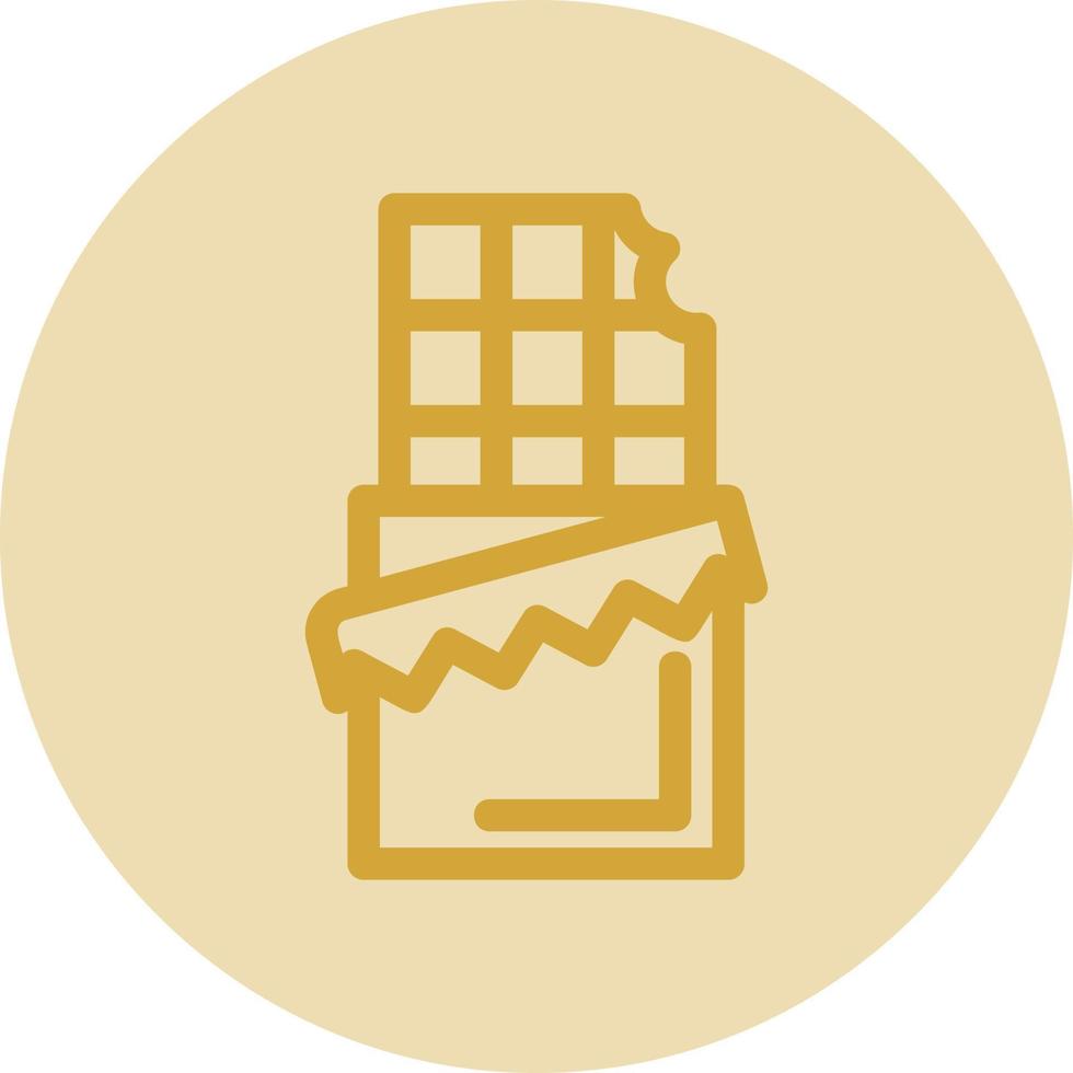 Chocolate Bar Vector Icon Design