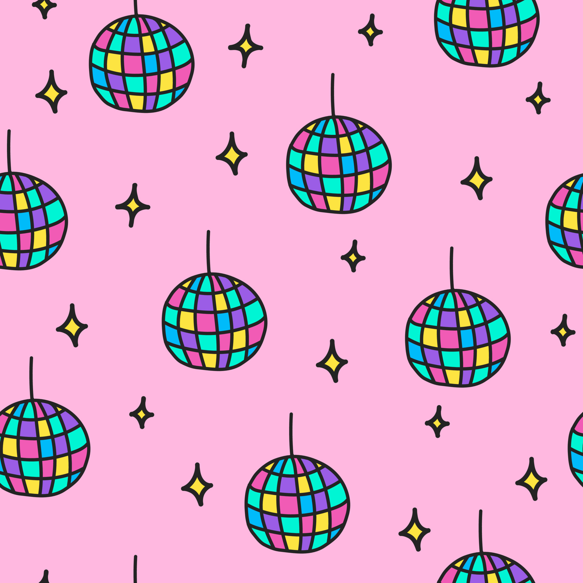 Pink Disco Ball - yes | Pink wallpaper, Pink aesthetic, Everything pink