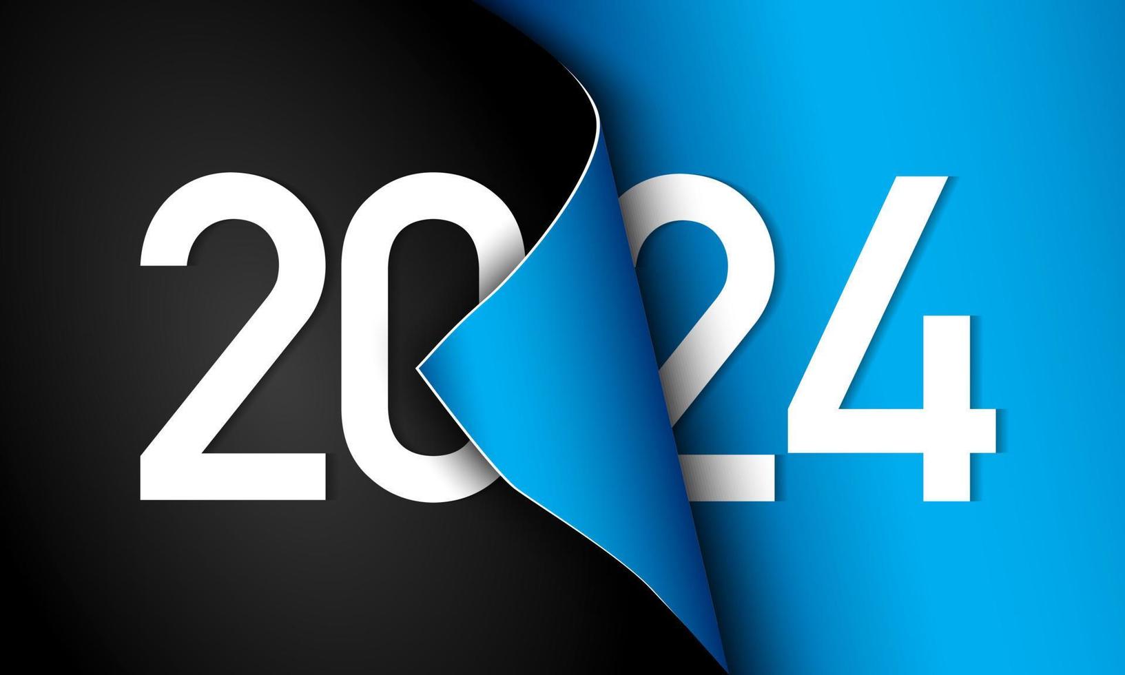 2024 Happy New Year Background Design. 20487840 Vector Art at Vecteezy