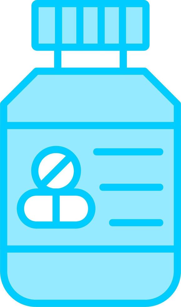 Pills Bottle Vector Icon