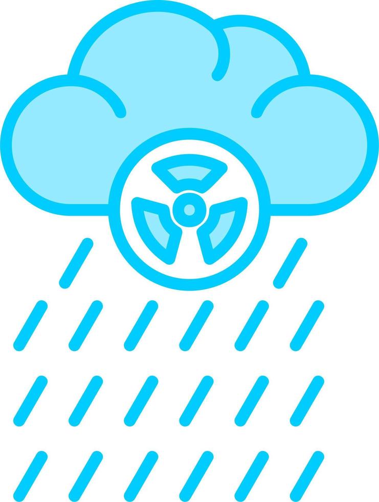 Acid Rain Vector Icon