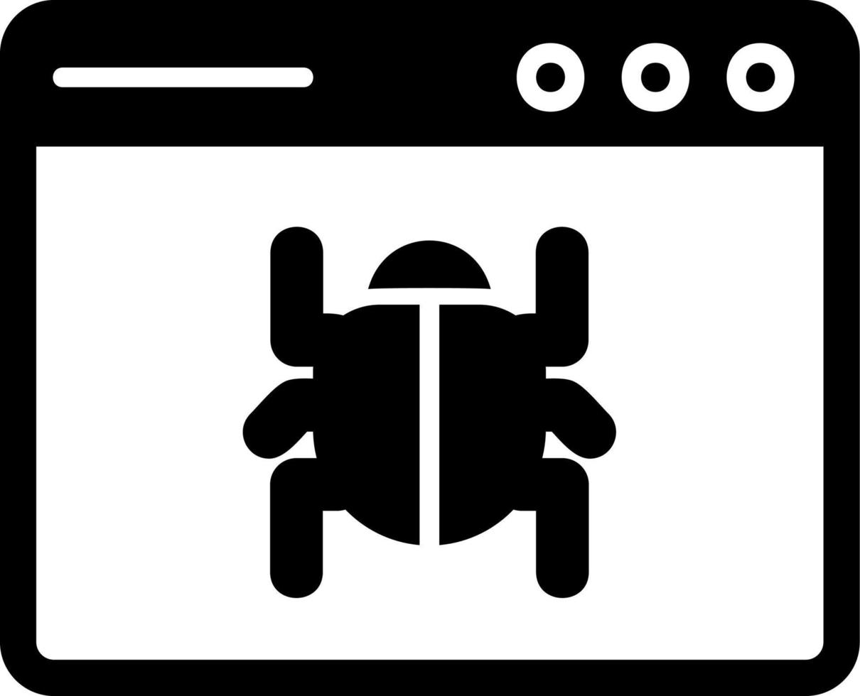 web error vector icono