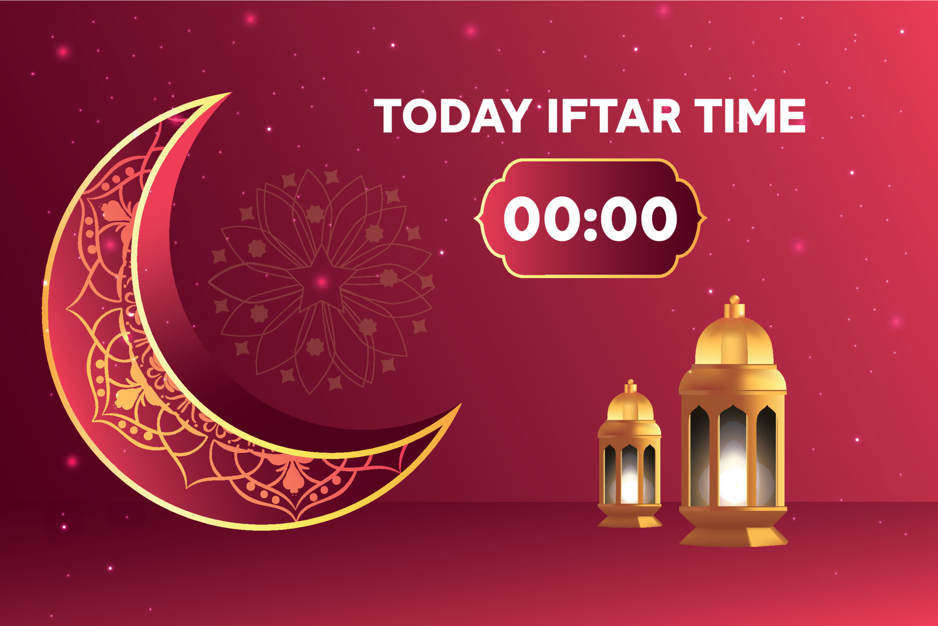 Ramadan iftar and sehri time design with Islamic background 20487994 ...