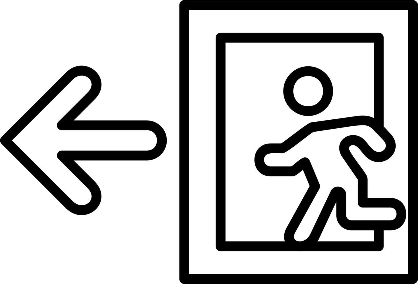 Emergency Exit Sign Vector Icon 20488009 Vector Art at Vecteezy