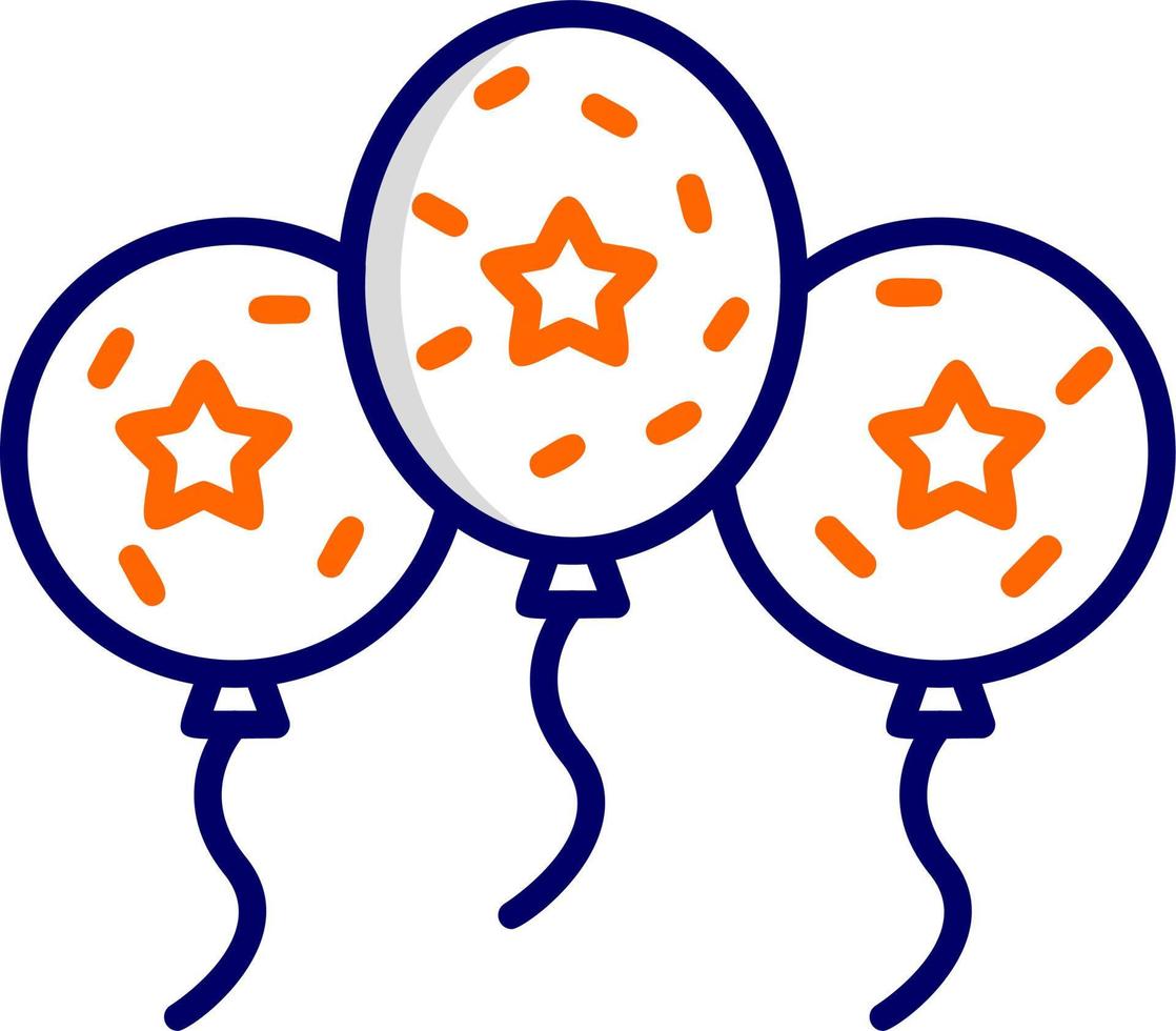 Balloons Vector Icon