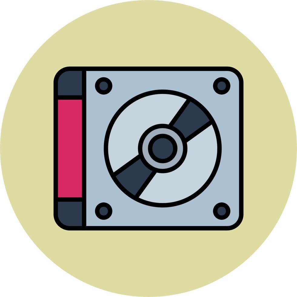 Compact Disk Vector Icon