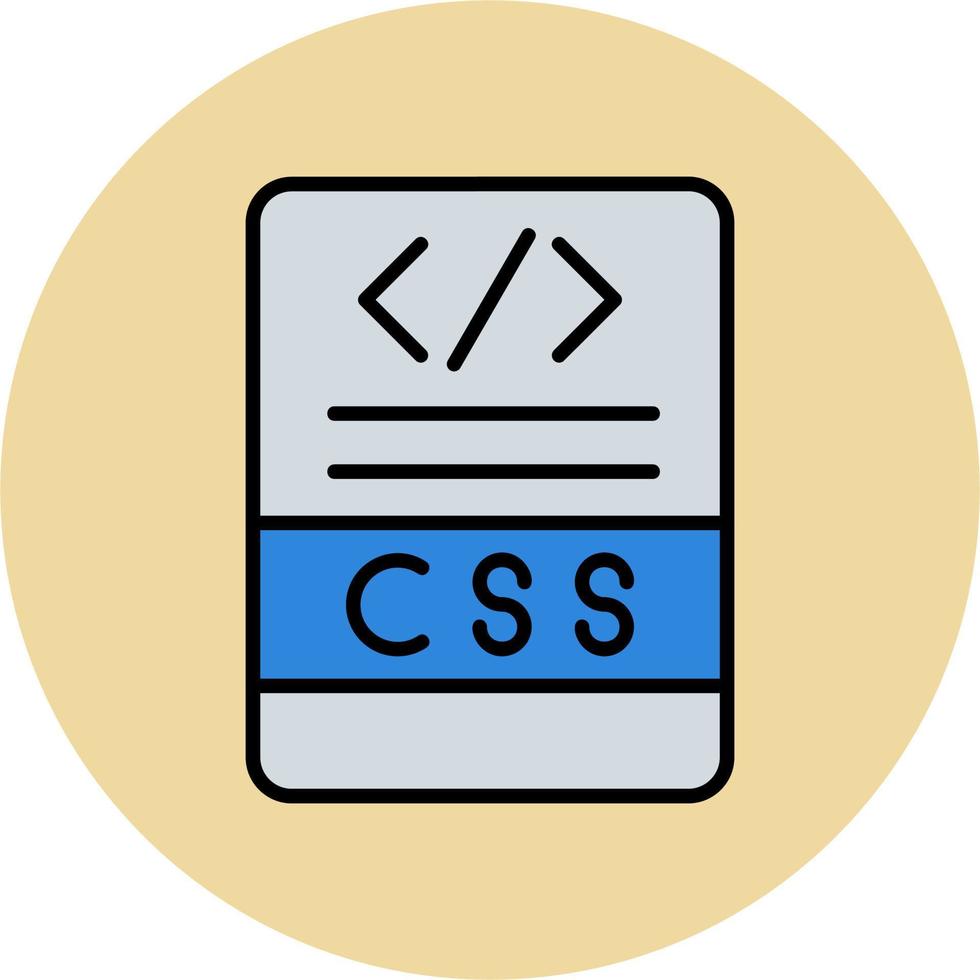 icono de vector de css