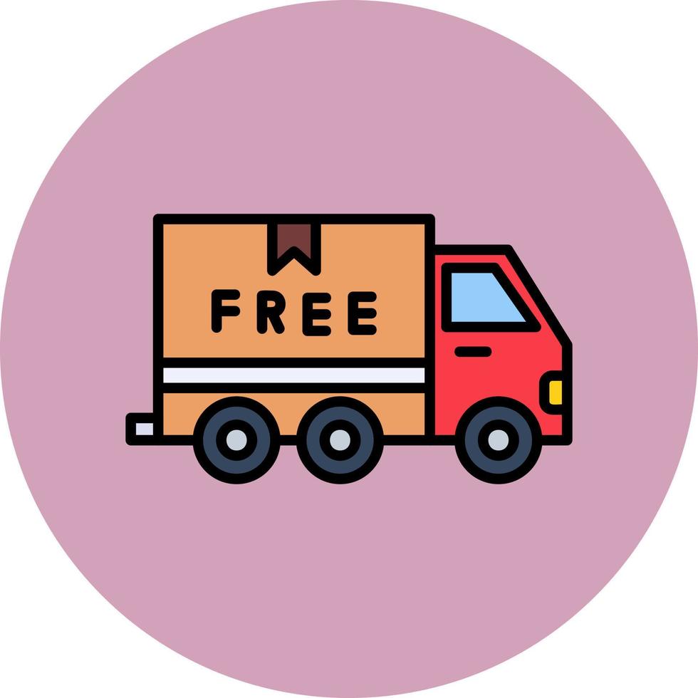 Free Delivery Vector Icon