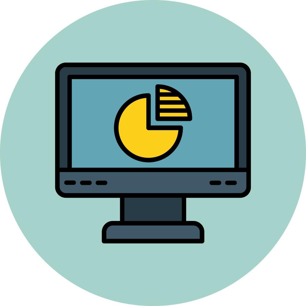 Pie Chart Vector Icon