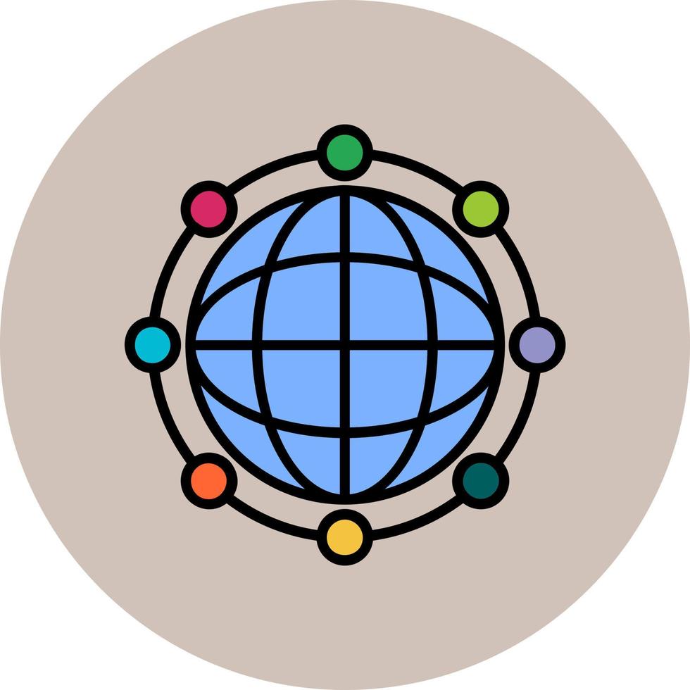 Global Communication Vector Icon