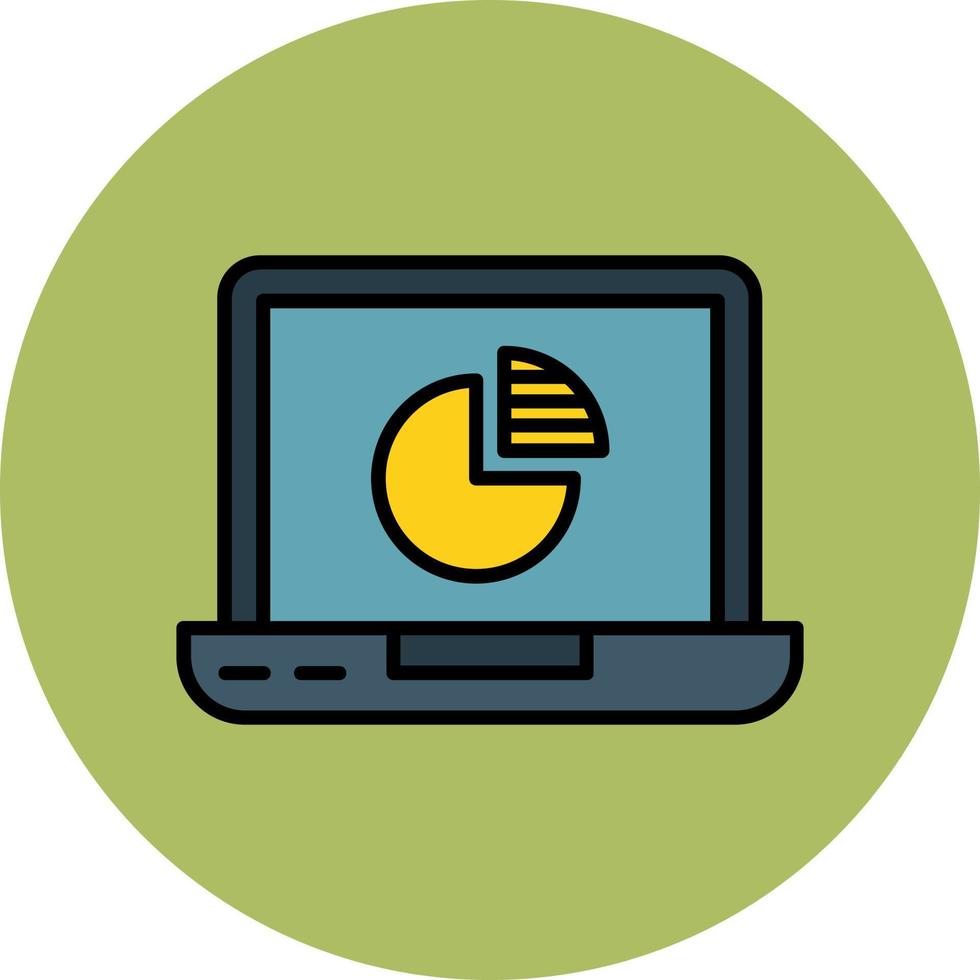 Pie Chart Vector Icon