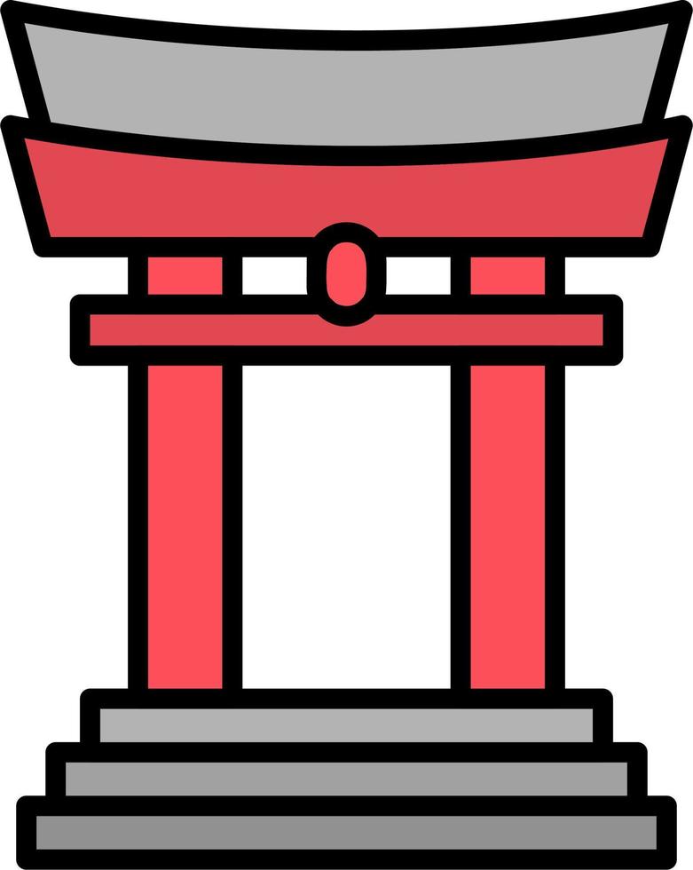Torii Gate Vector Icon