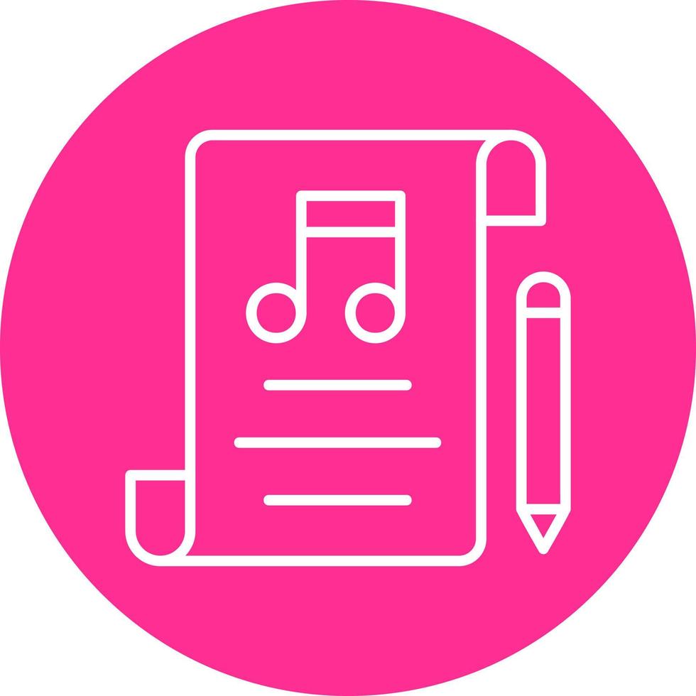 Music Composing Vector Icon
