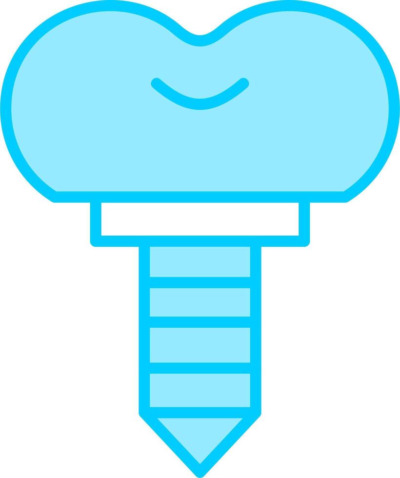Dental Implant Vector Icon