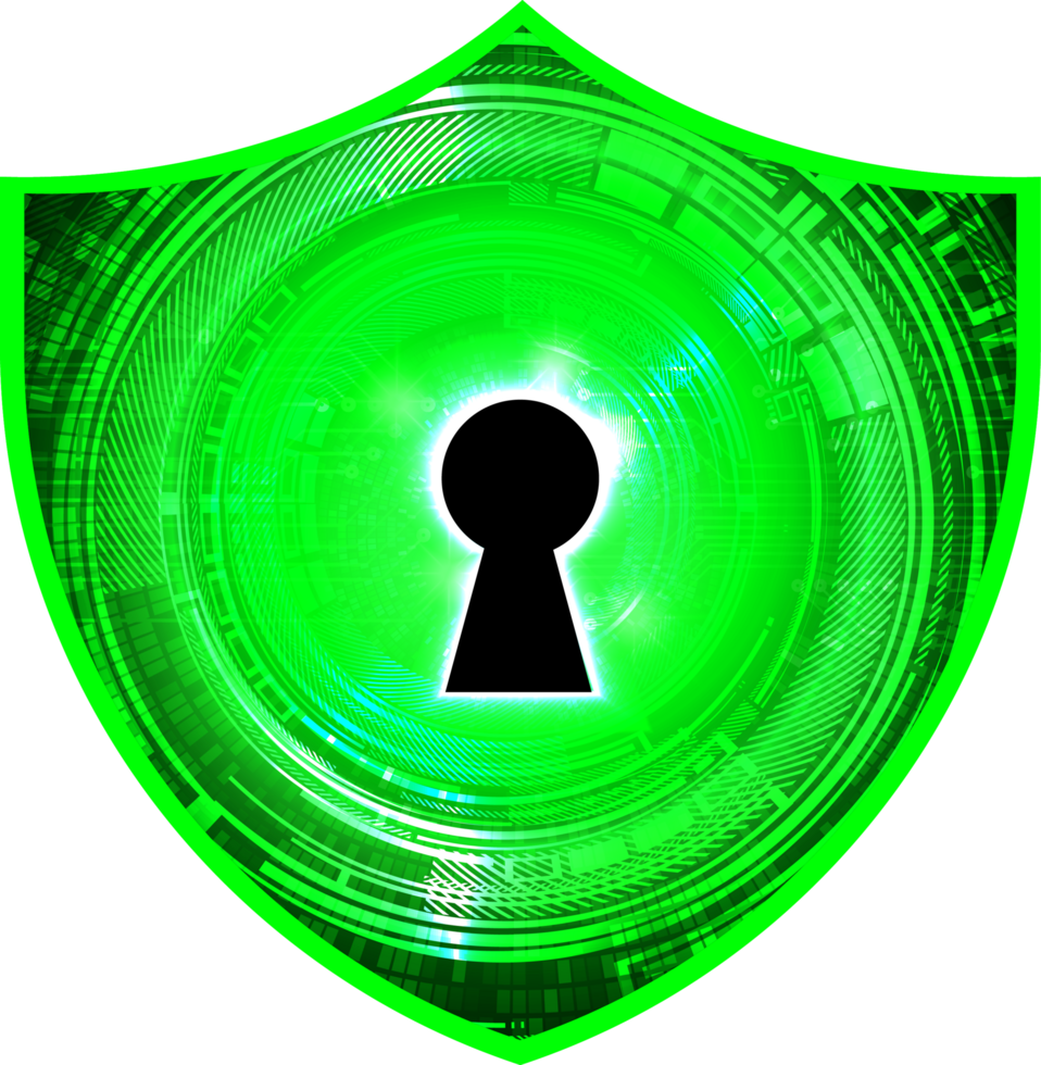 Modern Technology Padlock Crop-out png