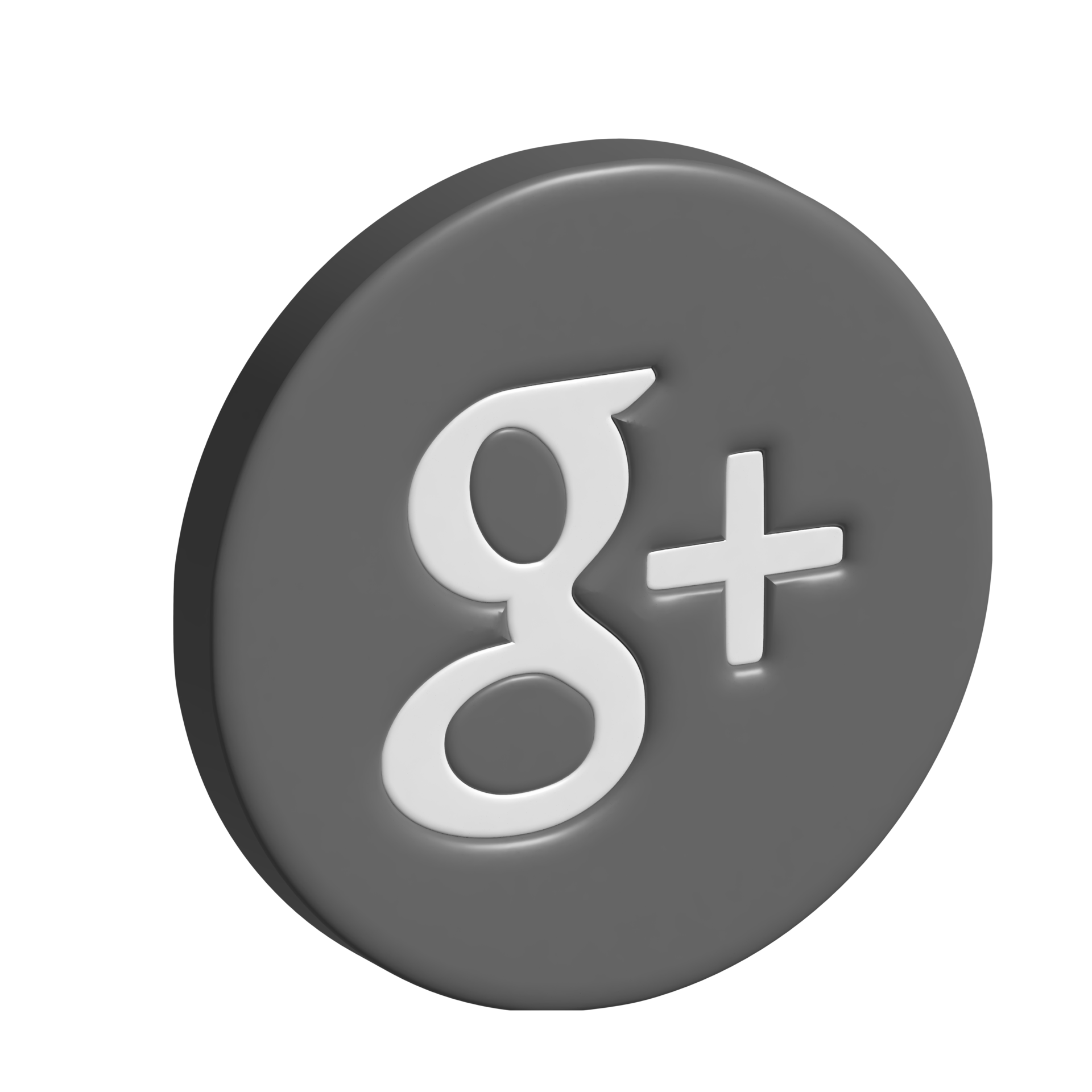 3d icon of google plus 20489284 PNG