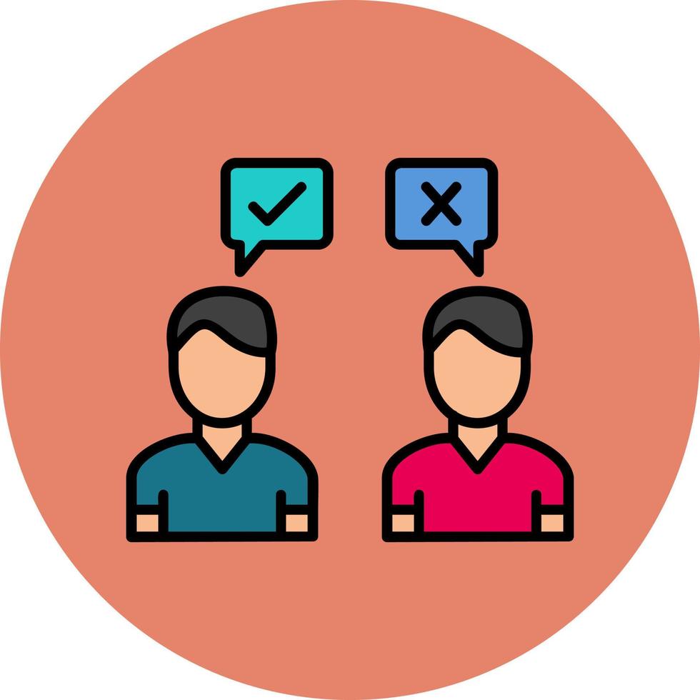 Dispute Vector Icon