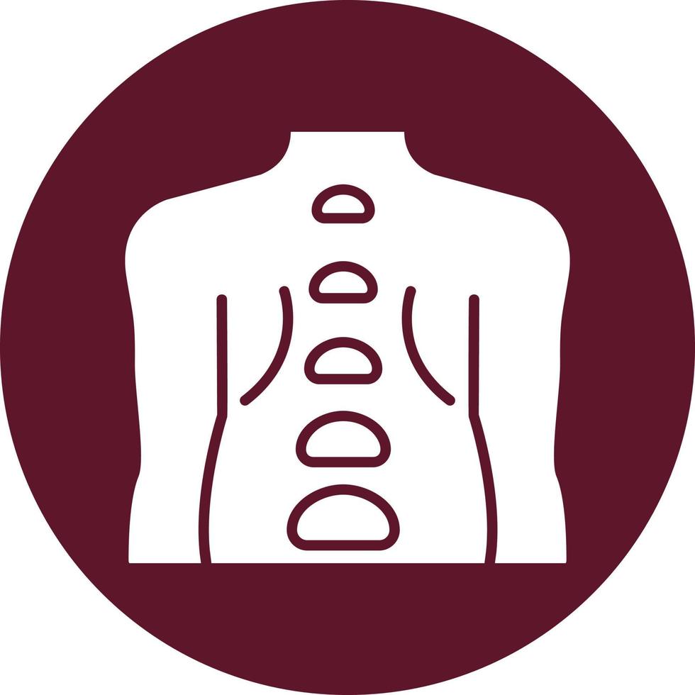 litoterapia vector icono