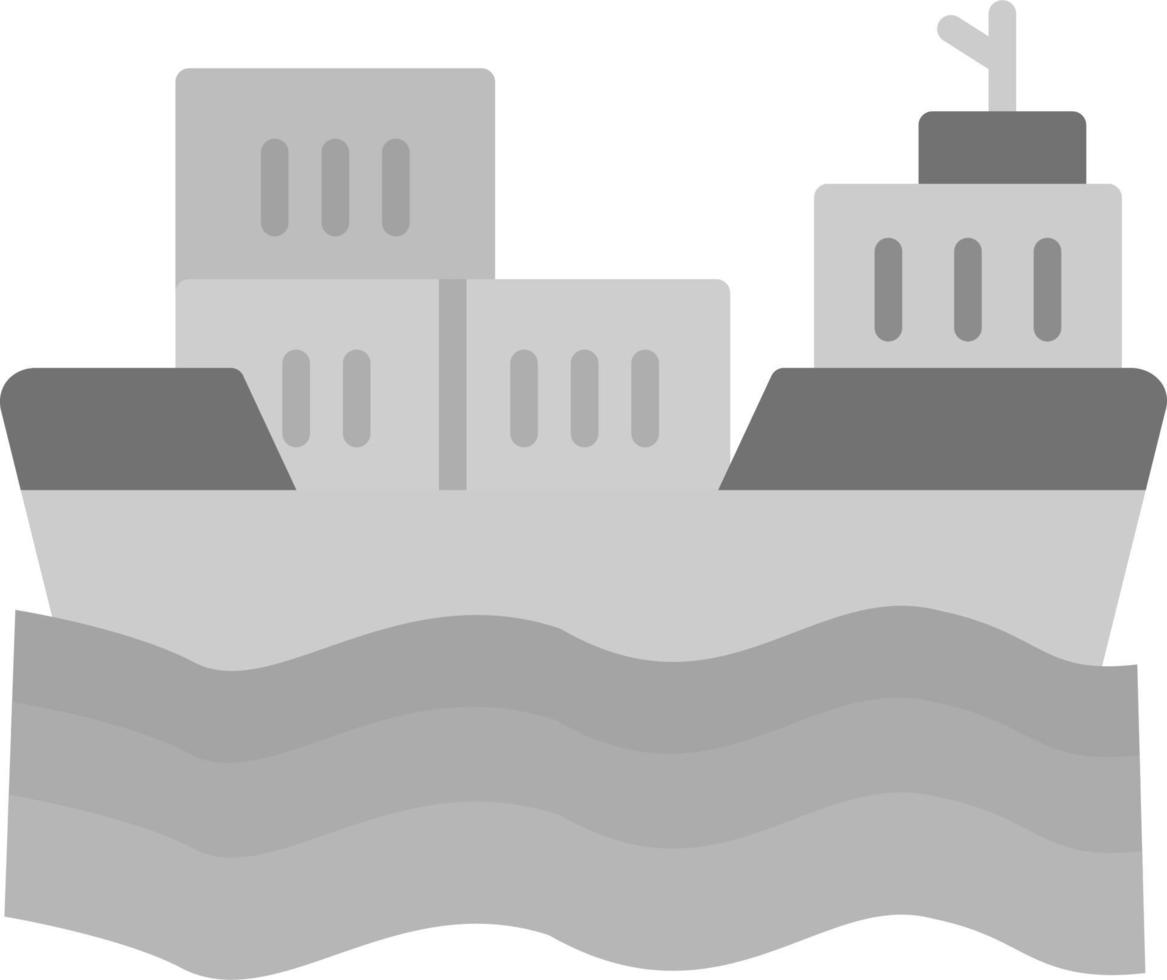 Cargo Ship Vector Icon