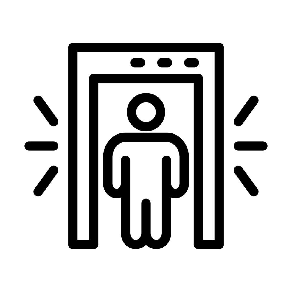 Detector Icon Design vector