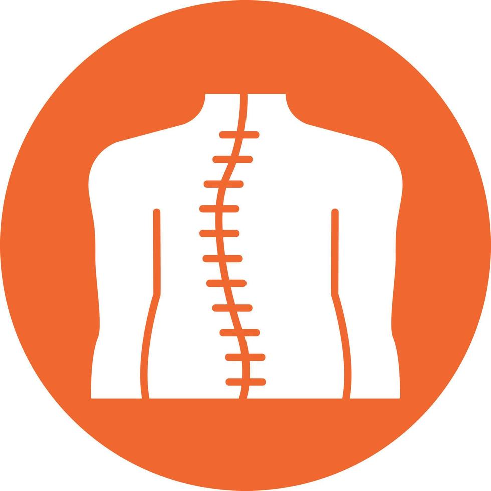 osteoterapia vector icono