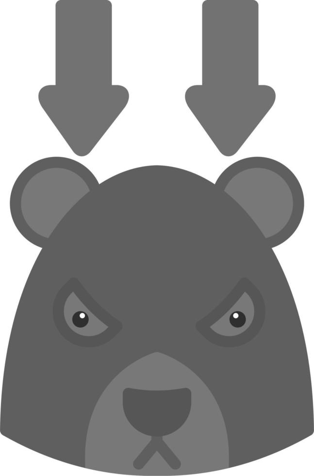 Bear Market Vector Icon