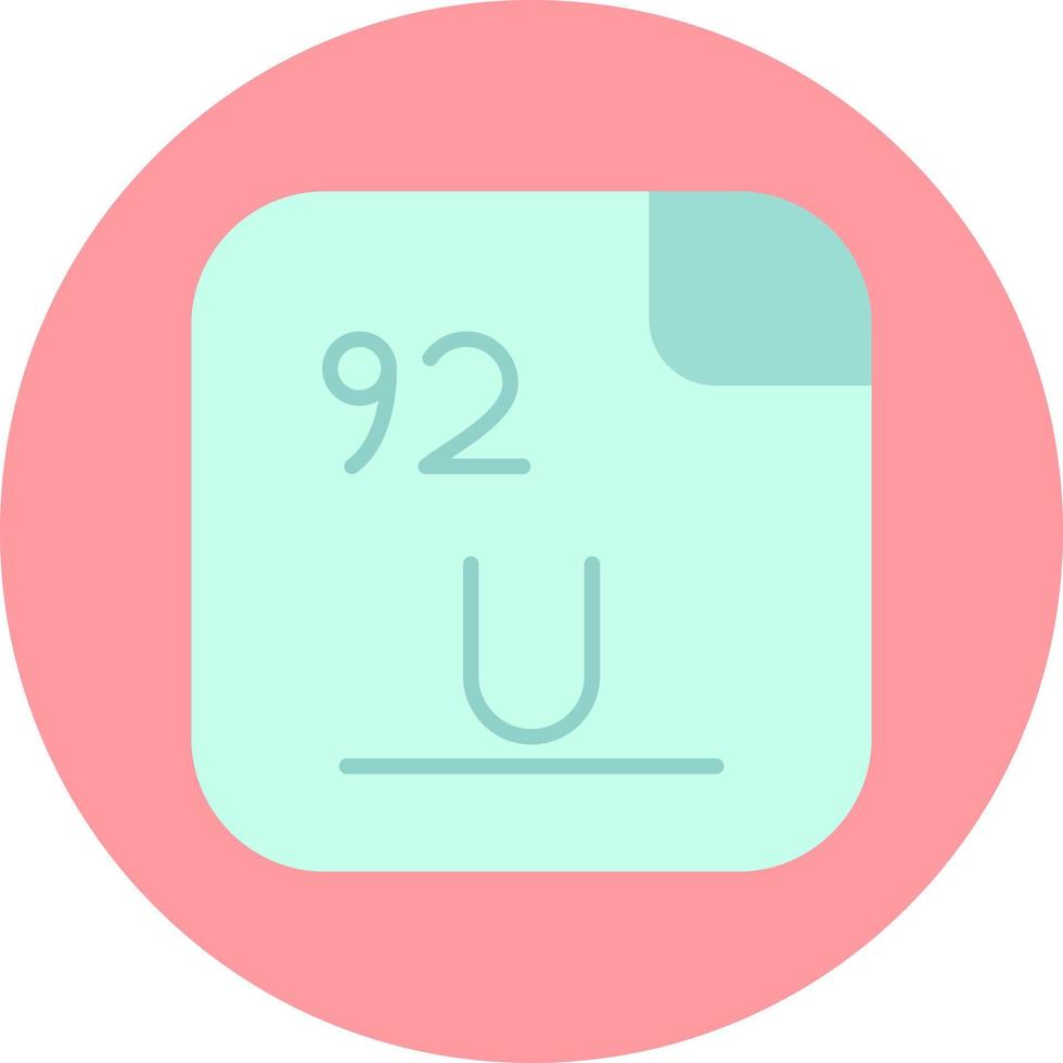 uranio vector icono