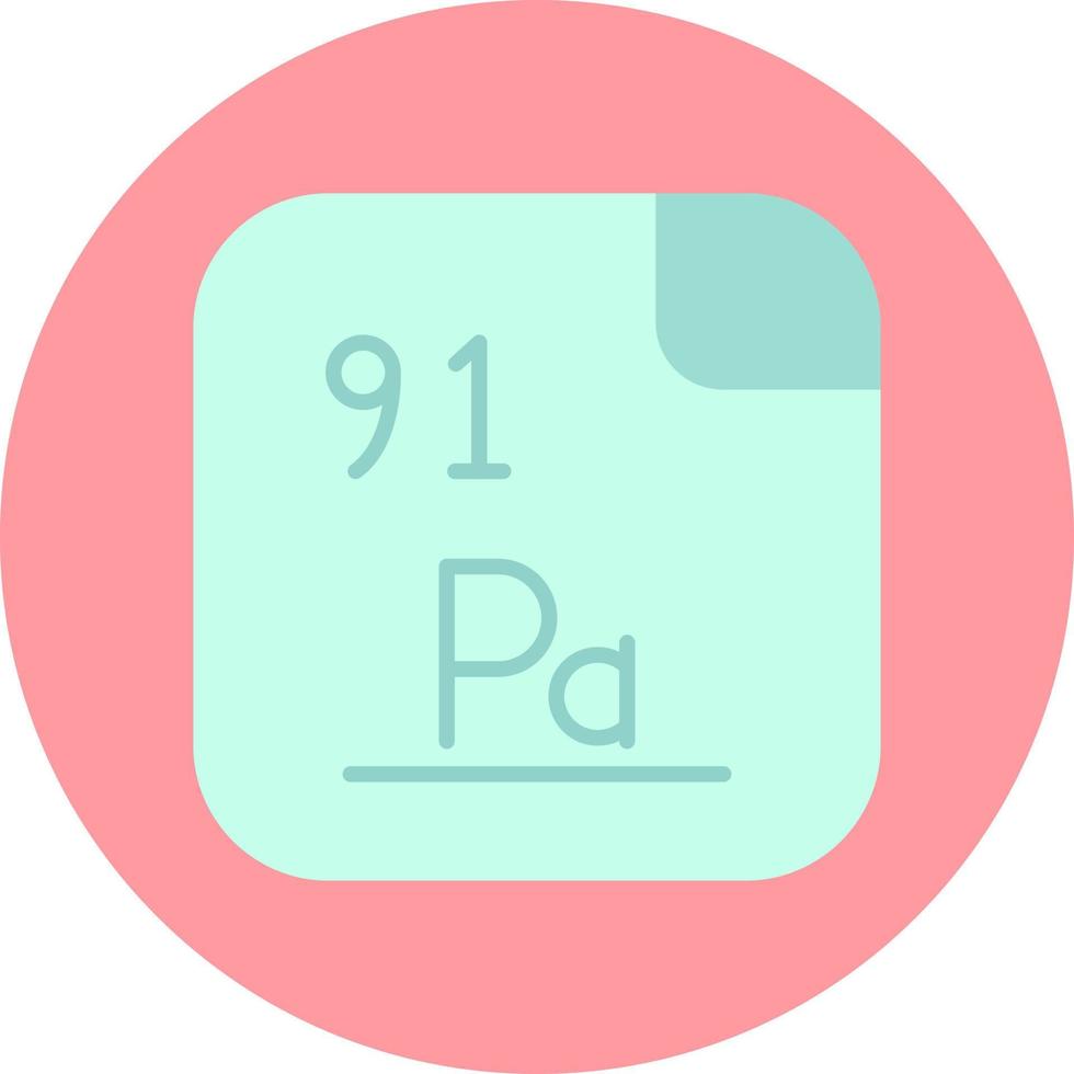 Protactinium Vector Icon