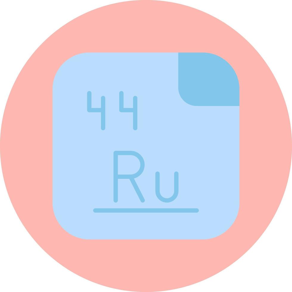 rutenio vector icono