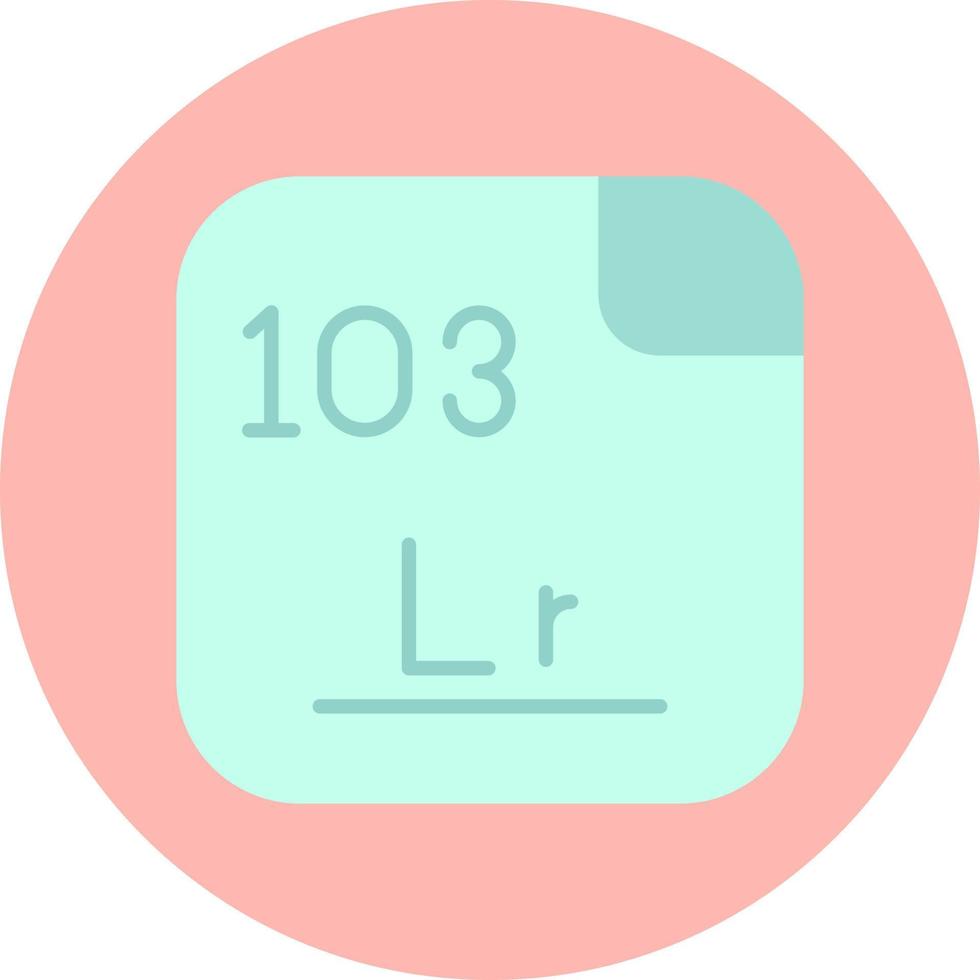 Lawrencium Vector Icon