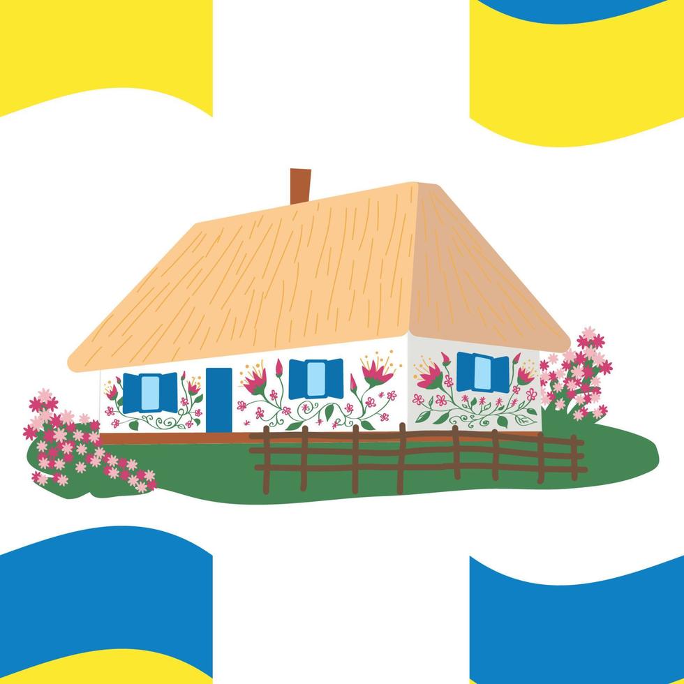 Seamless Pattern Line Ukraine Flag. Thin Outline National Background. vector