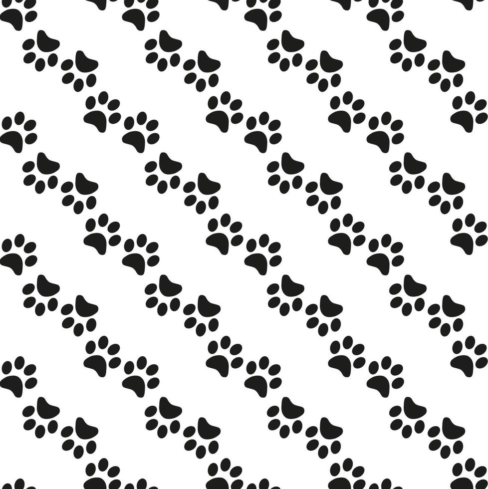 Cartoon paw for wallpaper design. Cartoon Modern design. Seamless fabric texture. vector