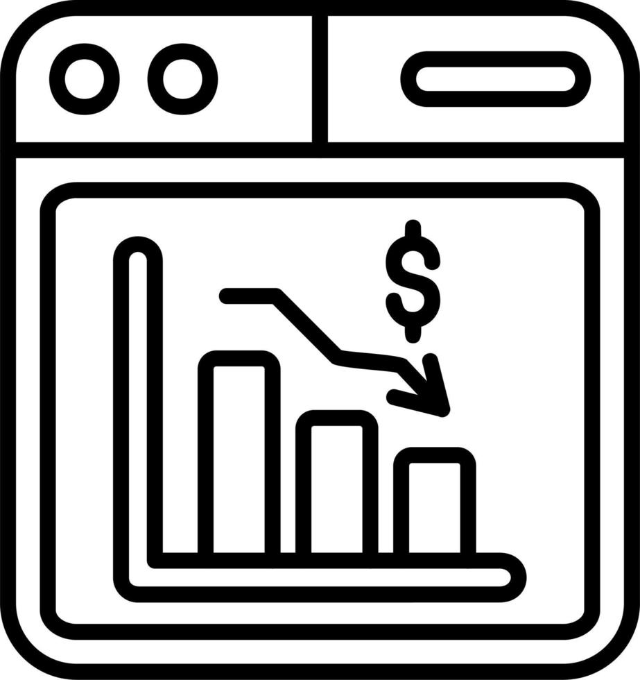 Recession Vector Icon