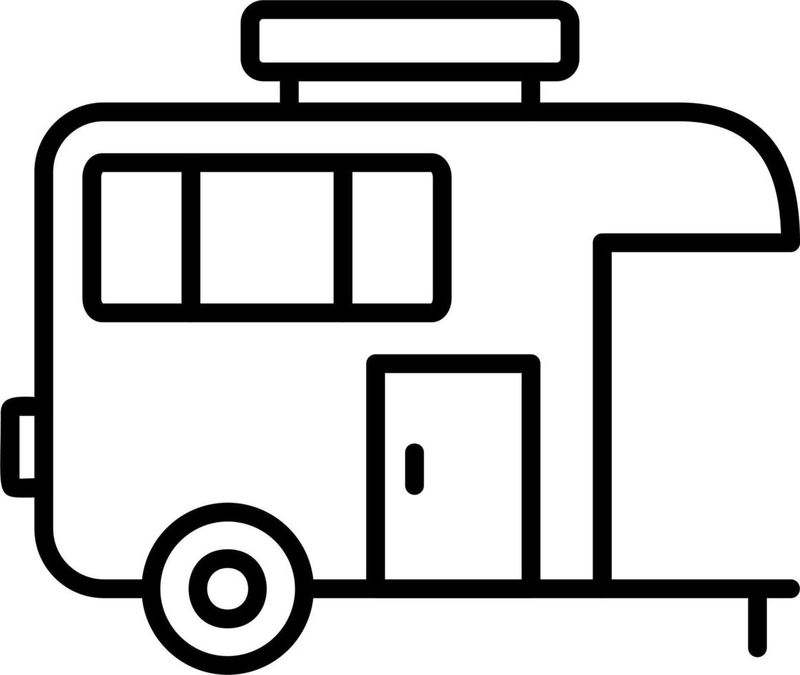 Trailer Vector Icon