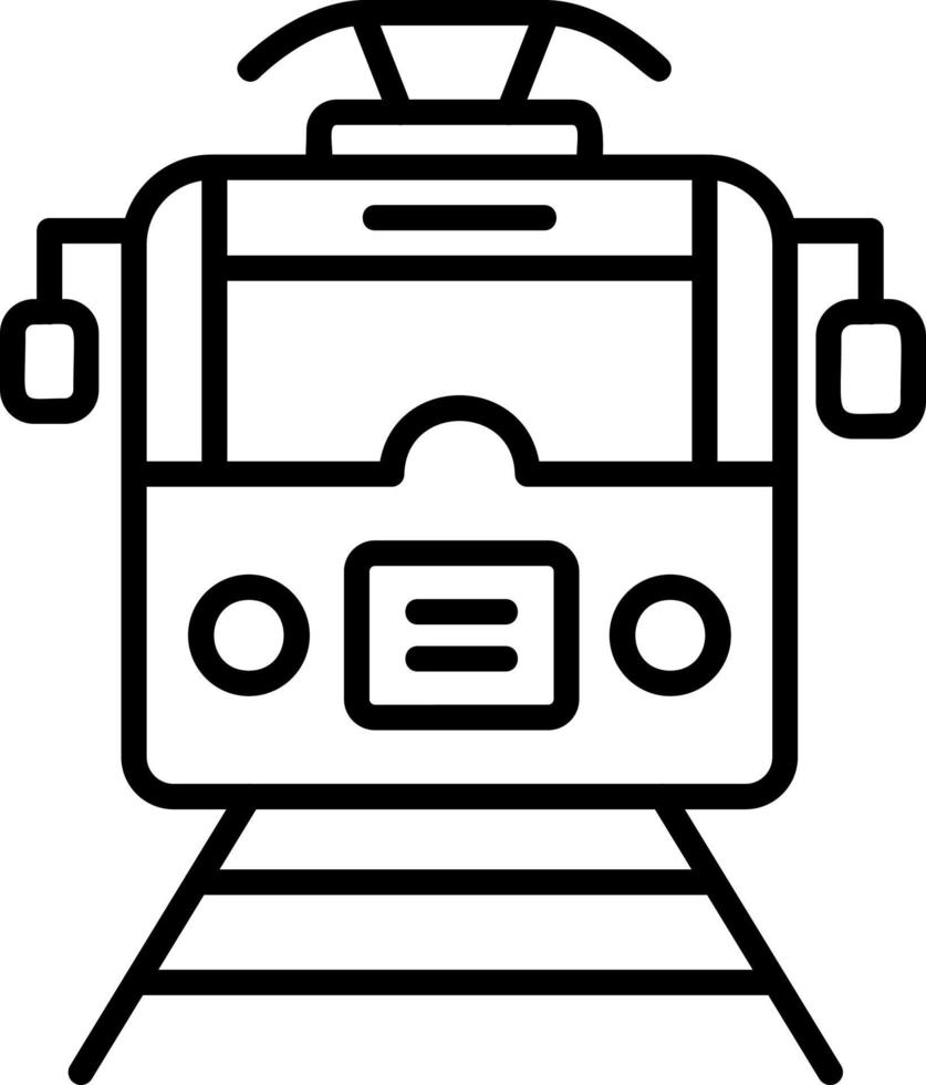 Tram Vector Icon