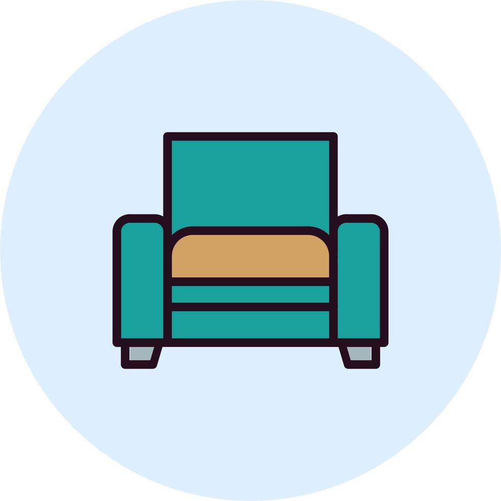 Armchair Vector Icon 20490840 Vector Art at Vecteezy