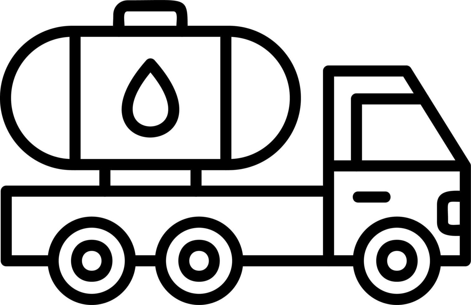 Tank Truck Vector Icon