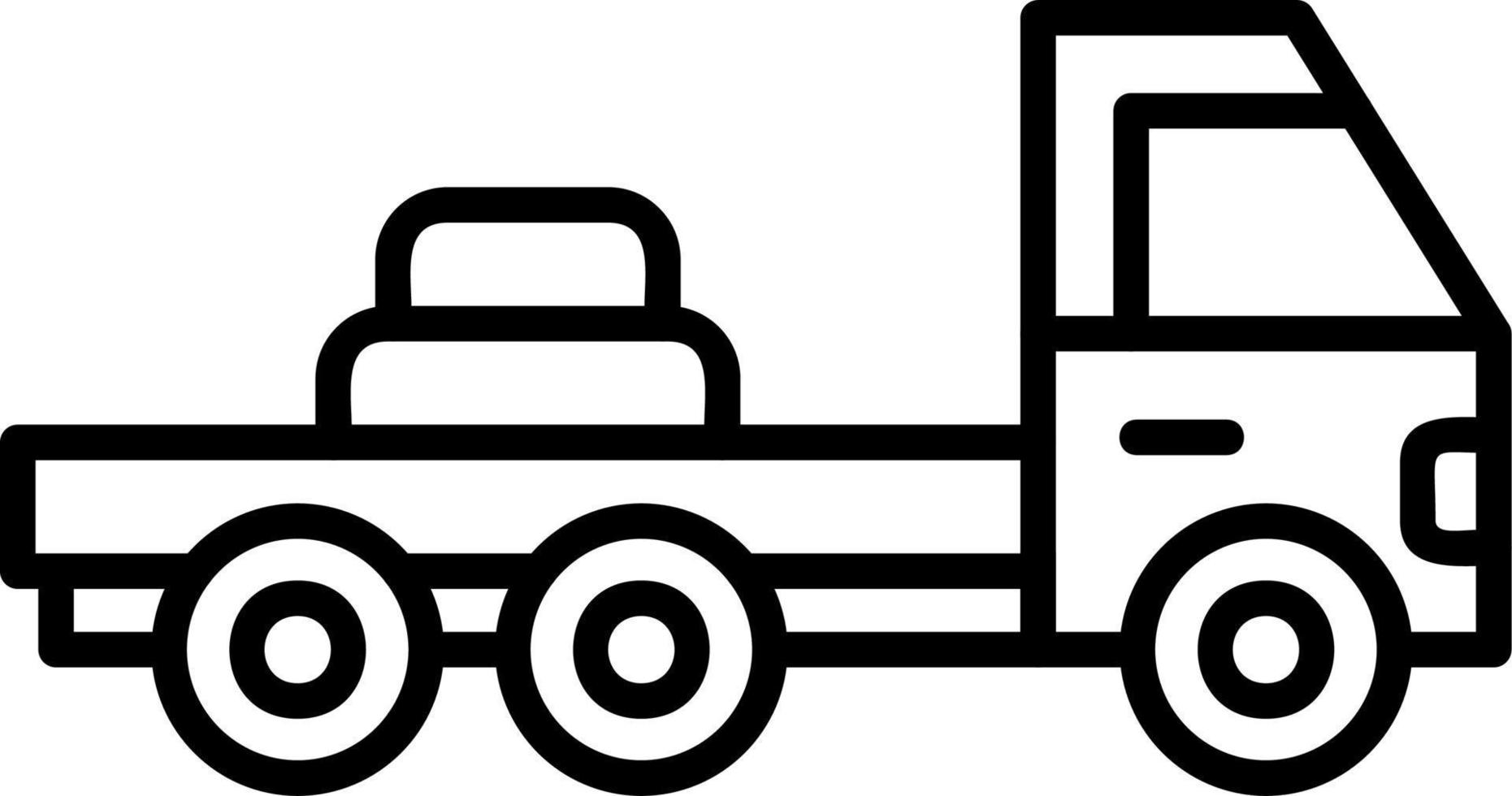 Tow Truck Vector Icon