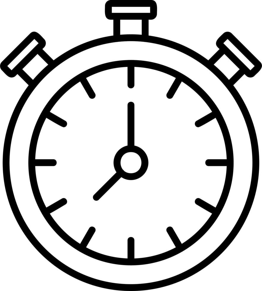 Stop Watch Vector Icon