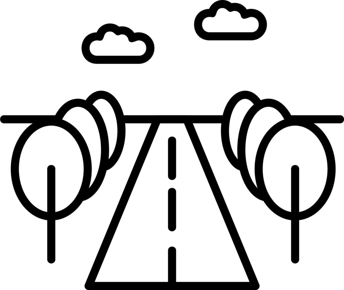 icono de vector de carretera