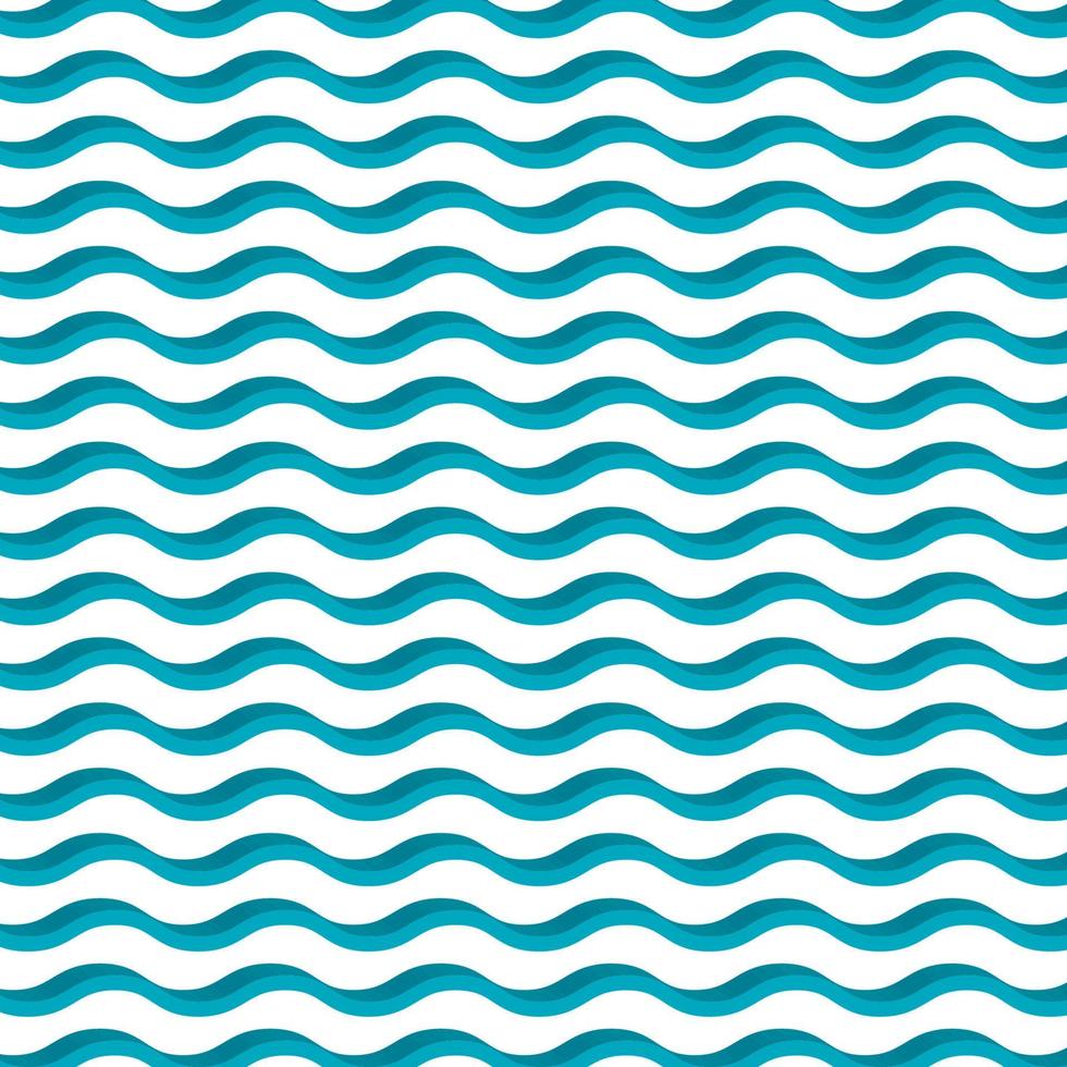 Water wave logo background vector